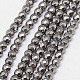 Electroplate Non-magnetic Synthetic Hematite Beads Strands G-J169B-2mm-M-2