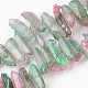 Natural Quartz Crystal Points Beads Strands G-G767-06-3