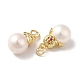 Colgantes de perlas naturales PEAR-M012-02G-2