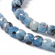 Brins de perles d'aigue-marine bleu diable naturel G-F717-16A-4