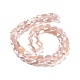 Hebras de perlas de vidrio electrochapadas facetadas GLAA-G092-C01-3