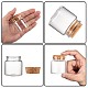Verre bouteille en verre jar pour les contenants de perles CON-E008-58x47mm-4