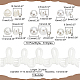 Kit di accessori ornamentali pandahall elite DIY-PH0017-69-2