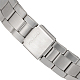 Hommes montre-bracelet décontracté strass en acier inoxydable de haute qualité sertie de diamants montres à quartz WACH-N004-16-4