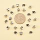 PandaHall Elite 50 pcs 304 Stainless Steel Cup Pearl Bail Pin Pendants For Half-drilled Beads Charms Jewelry Findings STAS-PH0010-32P-3