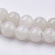 Chapelets de perles en jade jaune naturel G-G598-4mm-YXS-03-3