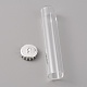 Transparente Glasflasche Anhänger&nbsp;GLAA-WH0039-03S-2