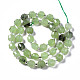 Chapelets de perles de jade blanche naturelle G-T132-047B-2