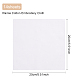 Benecreat 14 pieza tela de bordado de algodón blanco DIY-BC0005-98-2