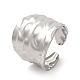 304 anillo de puño abierto de acero inoxidable RJEW-Z015-01P-3