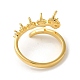 925 кольцо для открытой манжеты из стерлингового серебра STER-NH0001-62G-3