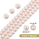 Pandahall Elite 2 brins de perles de coquillage galvanisées BSHE-PH0001-32A-2