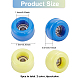 Пластиковые колеса для скейтборда fingerinspire AJEW-FG0001-77A-2