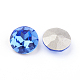 Apuntado hacia atrás & dorso plateado Diamante de imitación de cristal Cabujones RGLA-J012-10mm-206-2