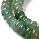 Verde naturale perline avventurina fili G-D481-03B-7