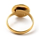 K9 стеклянное плоское круглое кольцо на палец RJEW-G253-02B-G-4