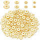 Pandahall elite 160pcs 4 styles perles d'espacement en laiton KK-PH0005-95G-1