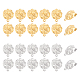 Unicraftale 32Pcs 2 Colors 304 Stainless Steel Stud Earring Finding STAS-UN0041-95-1