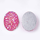 Electroplate Druzy Resin Cabochons CRES-T012-08F-2
