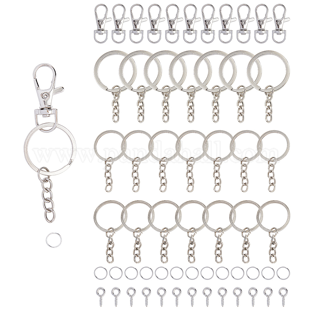 Wholesale PandaHall DIY Keychain Making Kit