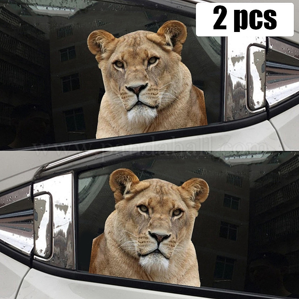 Wholesale 3D Transparent Car Back Rear Window Decal Vinyl Sticker