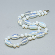 Opalite ожерелья из бисера NJEW-S388-14