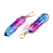Подвески lampwork GLAA-T023-07P