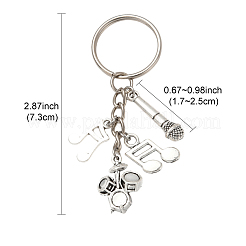 Porte-clés en alliage à thème musical&nbsp;KEYC-FS00029-01
