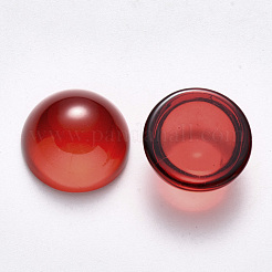 Transparent Spitzlackieren Glas Cabochons&nbsp;GLAA-S190-013B-E02