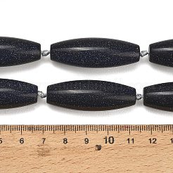 Synthetische blauen goldstone Perlen Stränge&nbsp;G-L654-G21-01A