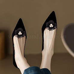 4 pezzo di decorazioni per scarpe in tulle di poliestere&nbsp;AJEW-FG0003-31