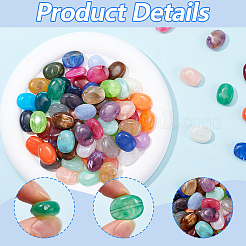 100pcs nachgemachte Edelstein-Acrylperlen&nbsp;OACR-SP0001-05B