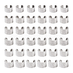 36 paio di orecchini a polsino in acciaio inossidabile 304 stile 6&nbsp;STAS-KS0001-18