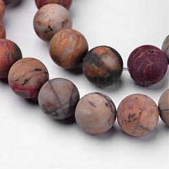 Jaspe polychrome naturel/pierre de Picasso/brins de perles de jaspe de Picasso&nbsp;G-D809-03-10mm