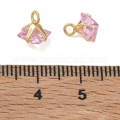Laiton pavé de zircons cubiques&nbsp;CU-CBABEB3-05G-03
