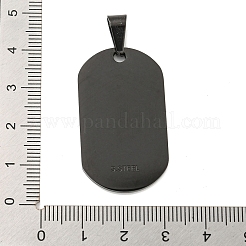 Anhänger aus chirurgischem Edelstahl 316&nbsp;STAS-E212-123EB-04