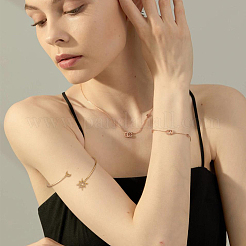 4 Stück 4 Stile Eisen drei Schleifen Draht Wickelarmband Set&nbsp;BJEW-FI0001-19