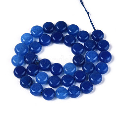 Chapelets de perles en jade blanc naturel teinté&nbsp;G-T143-16I