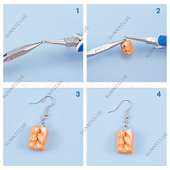 DIY-Sets zum Basteln von Ohrringen mit Essensmotiven&nbsp;DIY-SC0001-23P