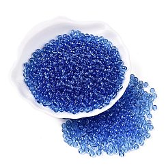 Perline di vetro di colori trasparenti&nbsp;SEED-C001-02A-04