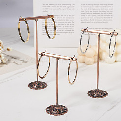 6 par de pendientes de aro grandes aplanados de acero inoxidable 304 de 6 estilos para mujer&nbsp;STAS-TA0001-89