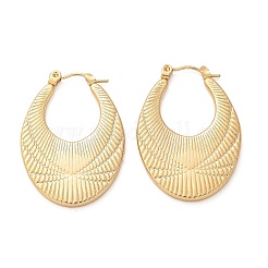 Pendientes de aro de acero inoxidable 304 para mujer&nbsp;EJEW-L296-054G