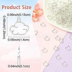 200 pz charms in lega stile tibetano&nbsp;FIND-YW0008-33