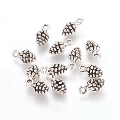 Argento antico stile tibetano ciondoli pigna&nbsp;X-ZA10-0909Y