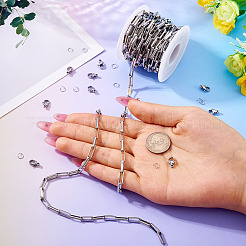 Kit fai da te per realizzare bracciali/collane con catene a maglie in acciaio inossidabile 304&nbsp;DIY-TA0012-41A