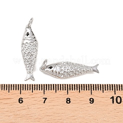 Colgante micropavé cubic zirconia de latón&nbsp;KK-B167-12P
