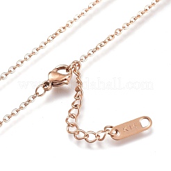 Collares colgantes de acero inoxidable 304&nbsp;NJEW-I240-07
