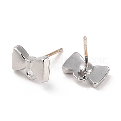 Risultati di orecchini a bottone in lega d'argento&nbsp;EJEW-H108-01B-S