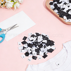 700 etiqueta de talla de ropa de poliéster&nbsp;DIY-CY0003-92C