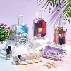 10 stücke 5 farben gepäck fällen transparent abs kunststoff süßigkeiten geschenk lagerung boxen&nbsp;CON-UN0001-04
